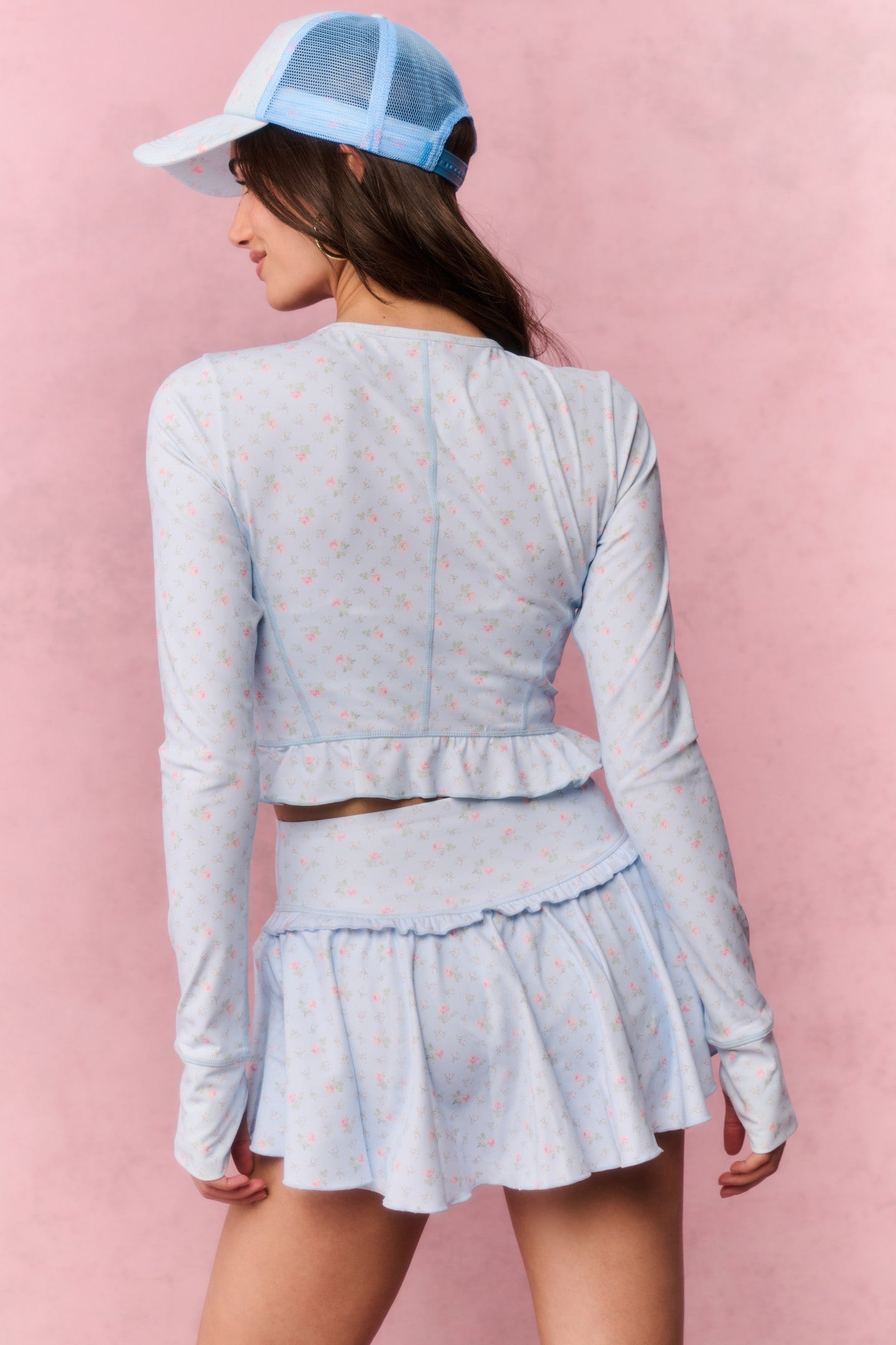 Medway Printed Zip-Up Active Top